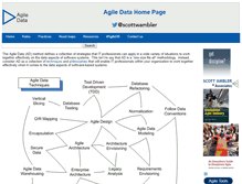 Tablet Screenshot of agiledata.org